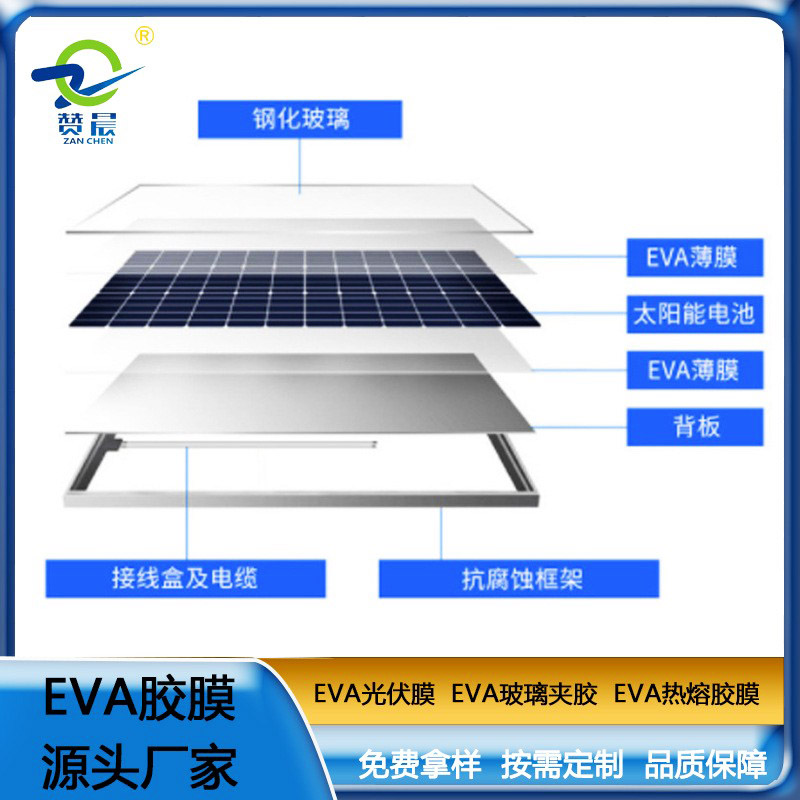 EVA太陽(yáng)能光伏膜0.5mm太陽(yáng)能封裝背板用耐候性耐高溫高濕紫外專業(yè)生產(chǎn)廠家